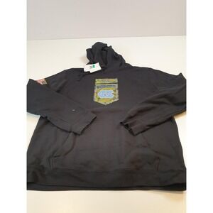 North Carolina Tar Heels Hoodie Pullover Mens XL Black NCAA Basketball Camo Nike